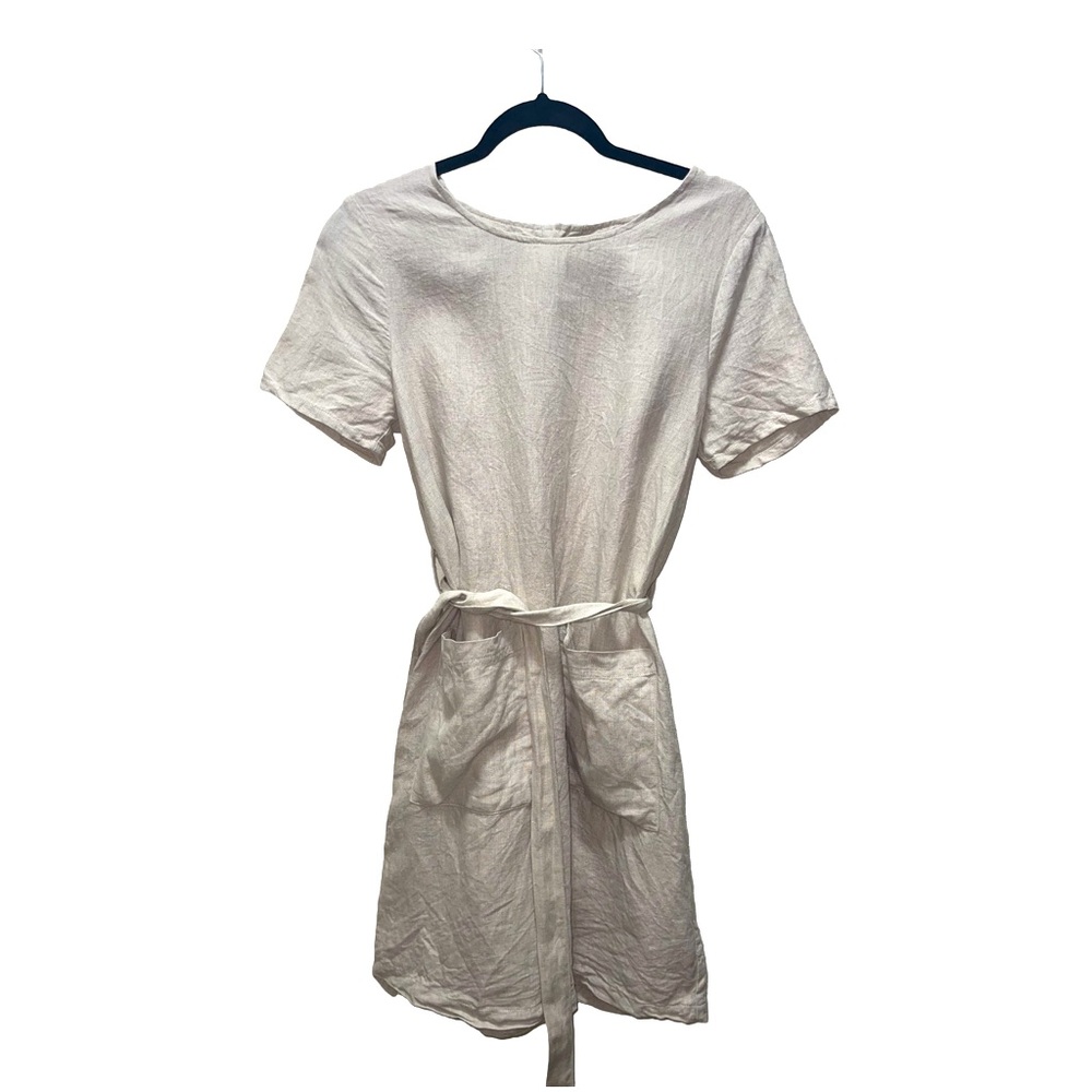 Mo:vint By Anthropologie‎ 100% linen dress size small